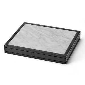 Freezable Cooling Serve Tray with Wood Base