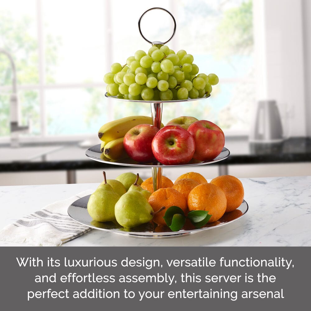 Stainless 3 Tier Server Tray - Image 8