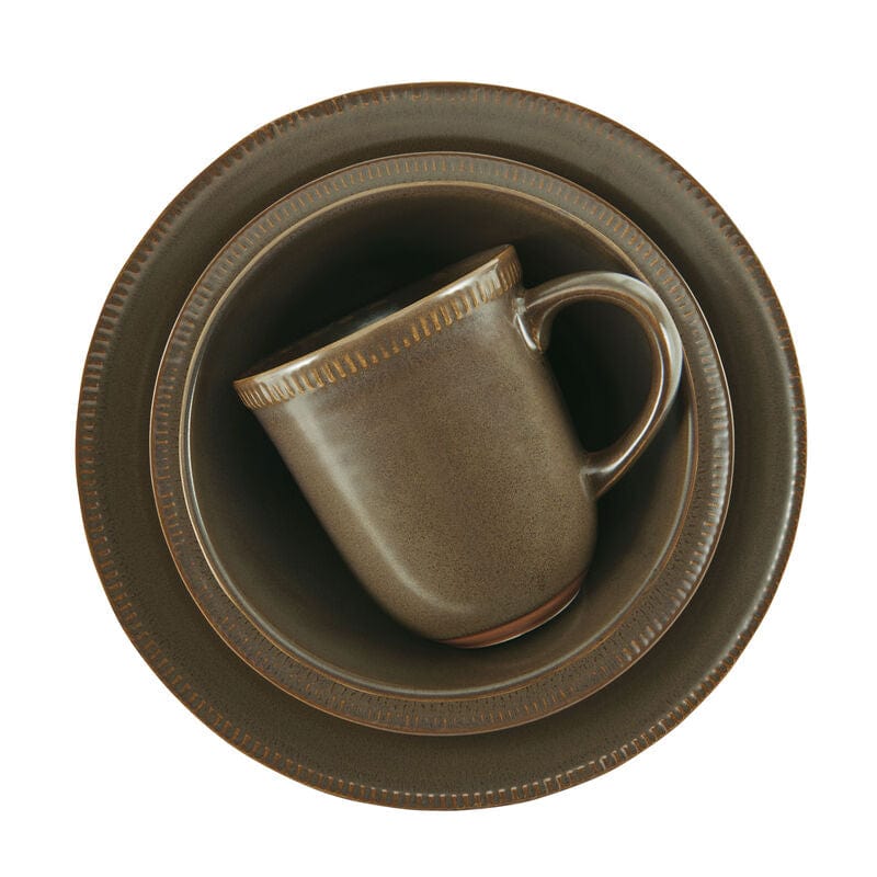 Oakley Brown 32 Piece Dinnerware Set. Service for 8 - Image 6