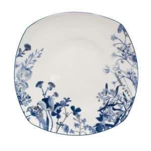 Wildflower Garden Blue Dinner Plate
