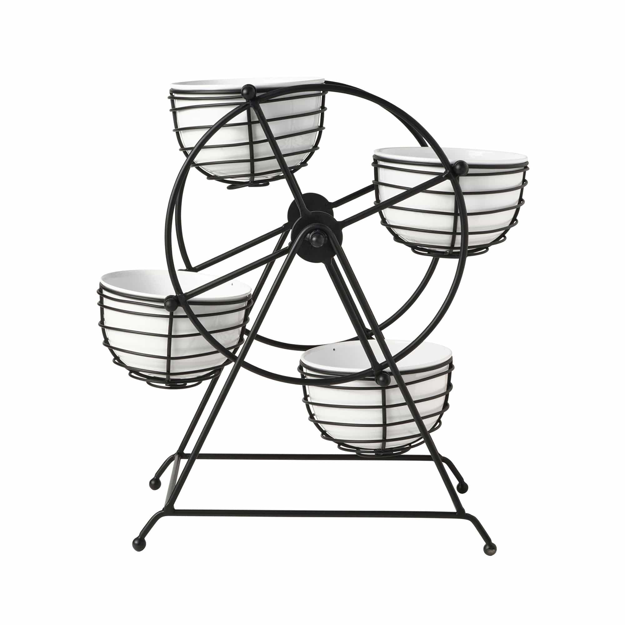 Ferris Wheel Entertaining Dip Bowl Serving Caddy - Image 7