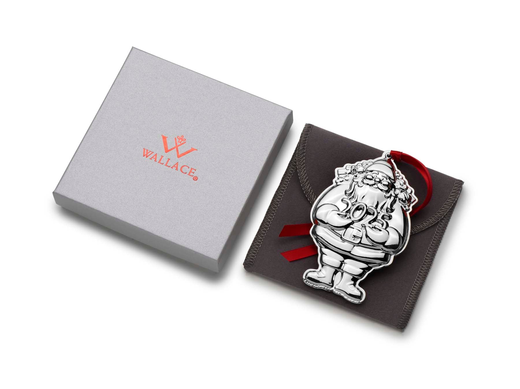 2025 Sterling Santa Ornament 9th Edition - Image 5