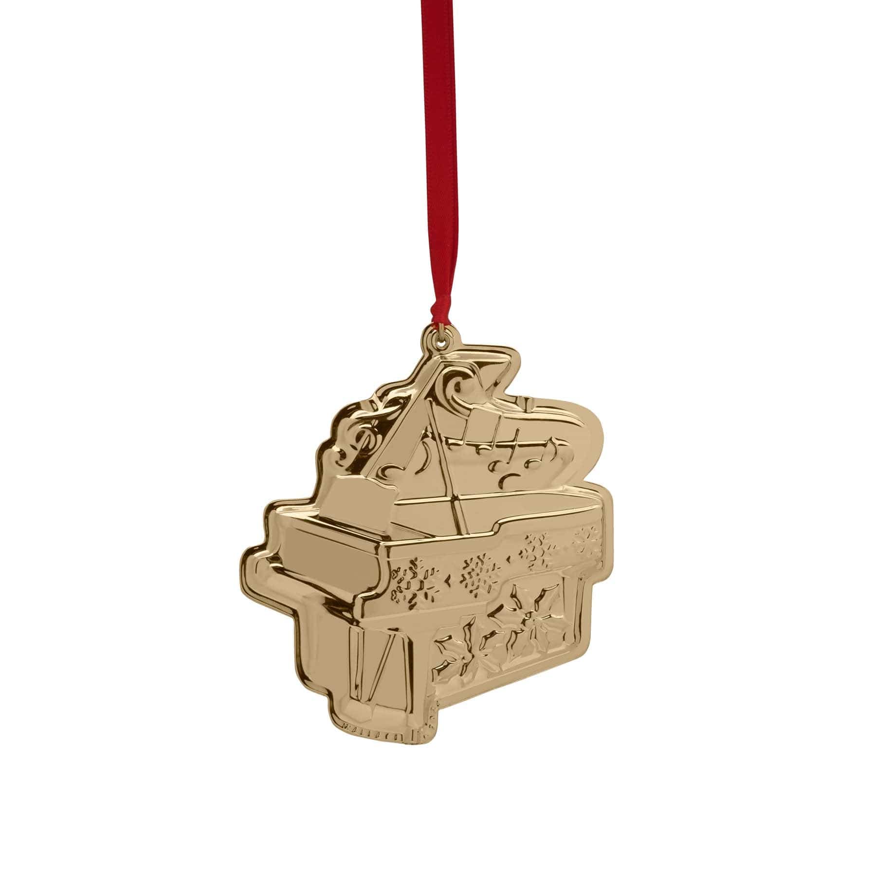 2025 Gold Plate Piano Musical Instrument Ornament 4th Edition - Image 4
