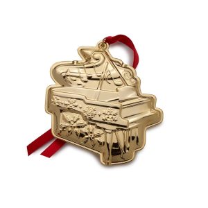 2025 Gold Plate Piano Musical Instrument Ornament 4th Edition