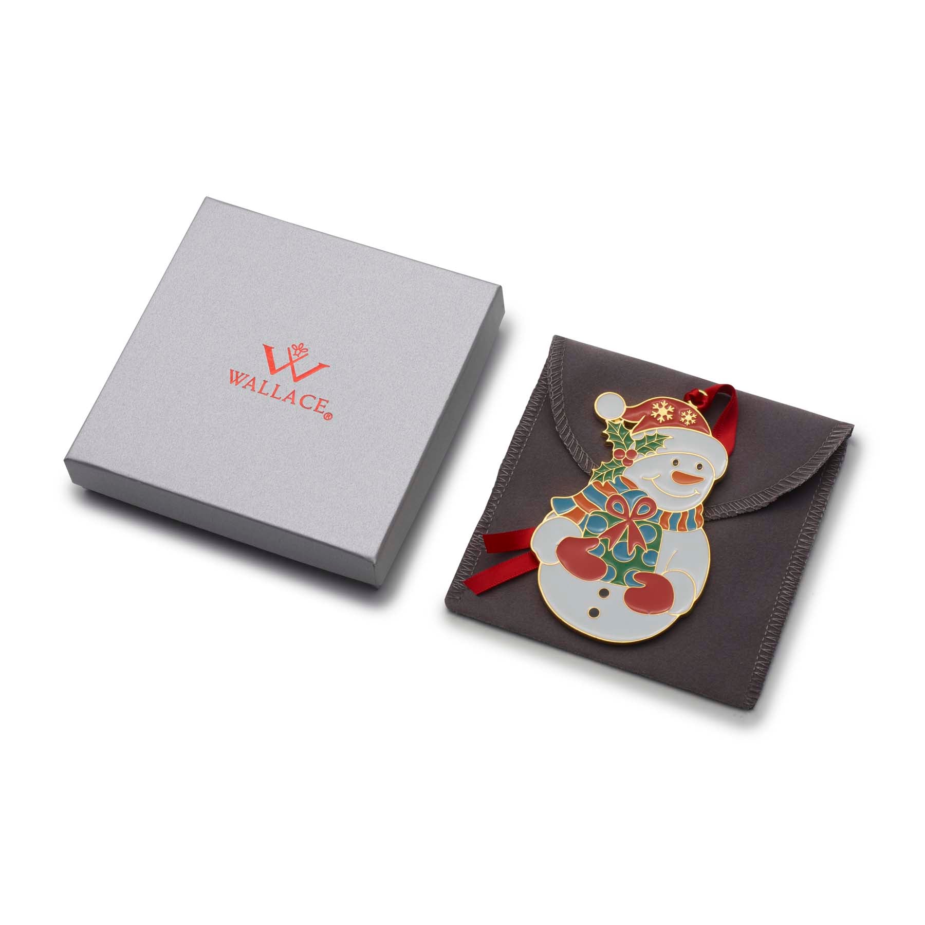 2025 Gold Plate & Enameled Wonders of Christmas Snowman 16th Edition - Image 5