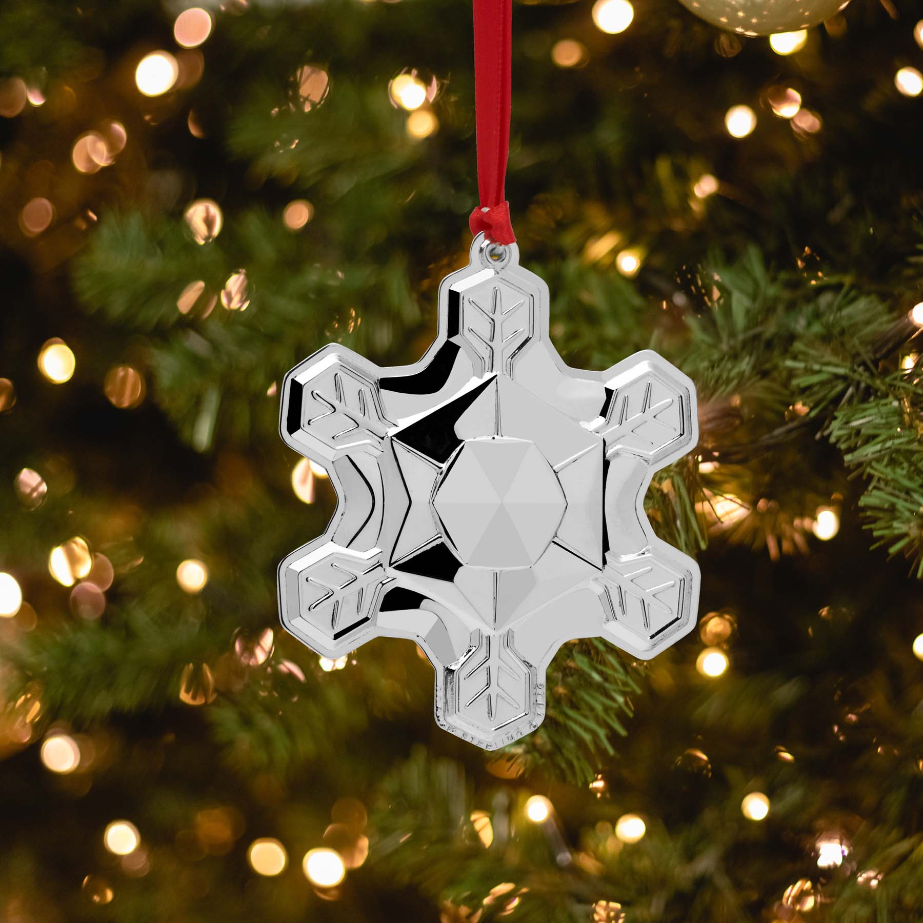 2025 Sterling Snowflake Ornament 56th Edition - Image 2