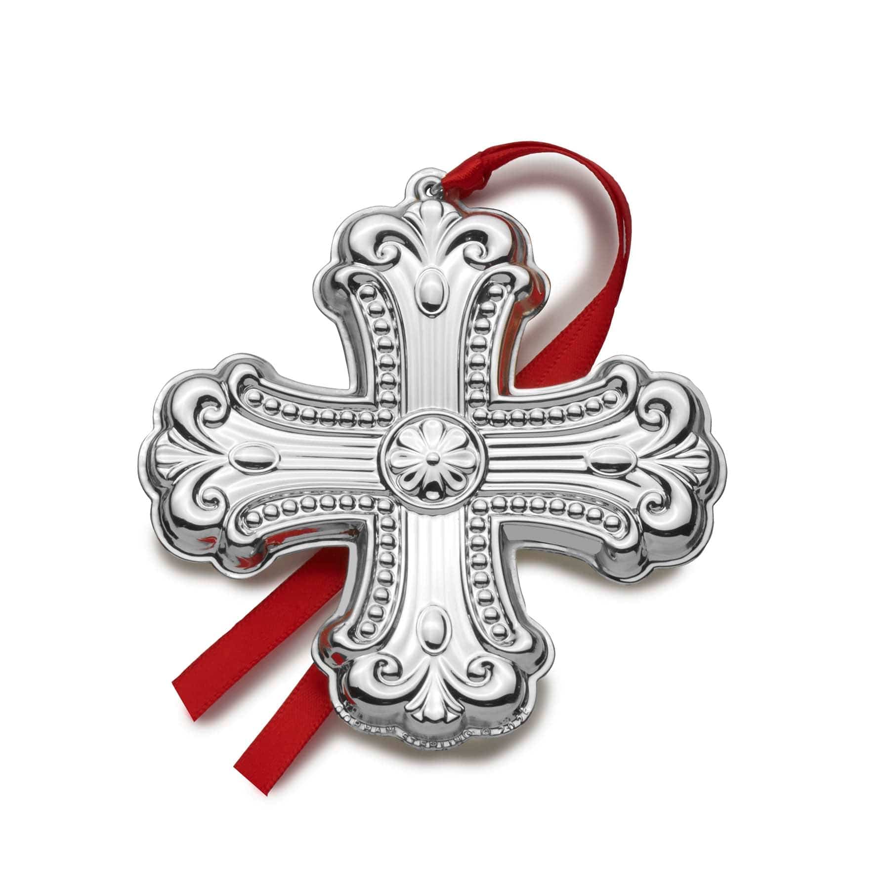 2025 Sterling Cross Ornament 12th Edition