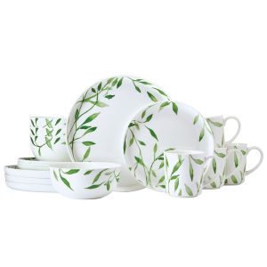 Akira Vegan Bone? 16 Piece Dinnerware Set. Service for 4