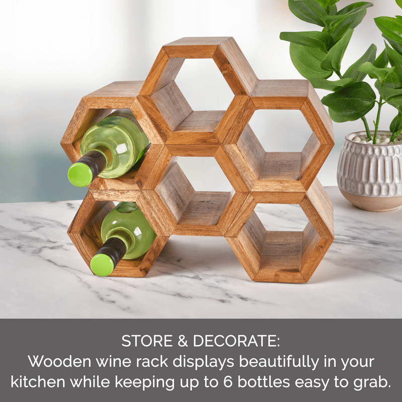 Amara 6 Bottle Wine Rack - Image 4
