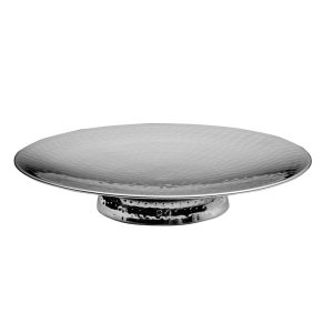 Radiance Hammered Pedestal Serving Tray