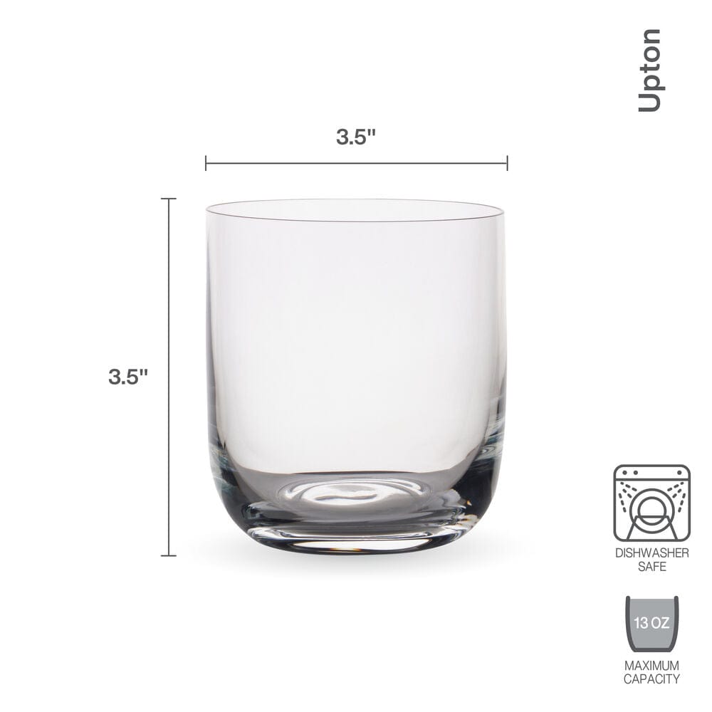 Upton Set of 4 Double Old Fashioned Whiskey Glasses - Image 3