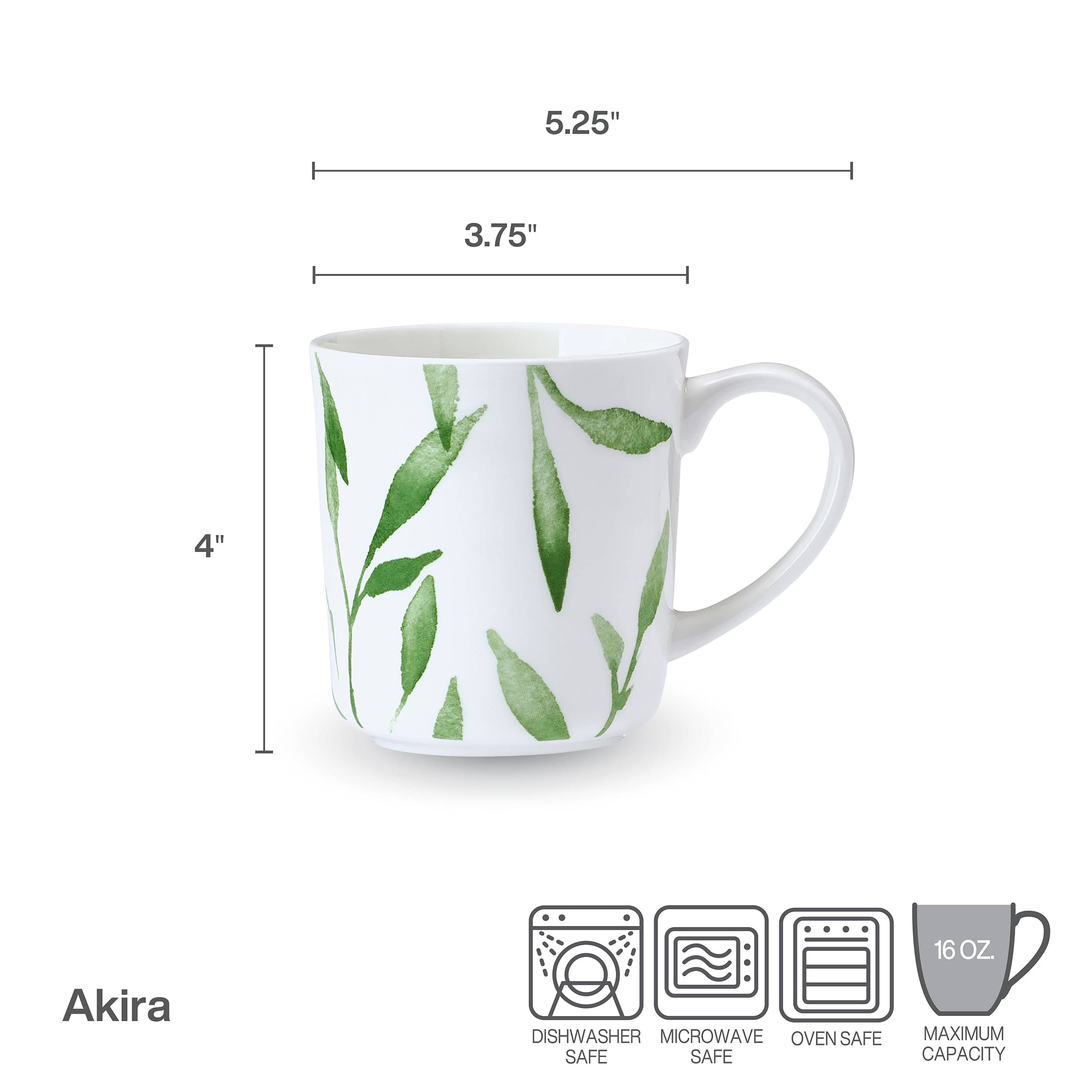 Akira Vegan Bone? Set of 4 Mugs - Image 3