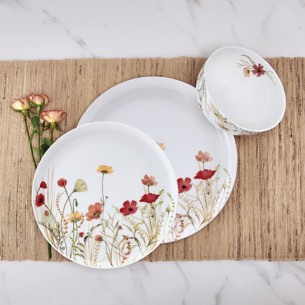 Meadow Serenade 12 Piece Dinnerware Set. Service for 4 - Image 8