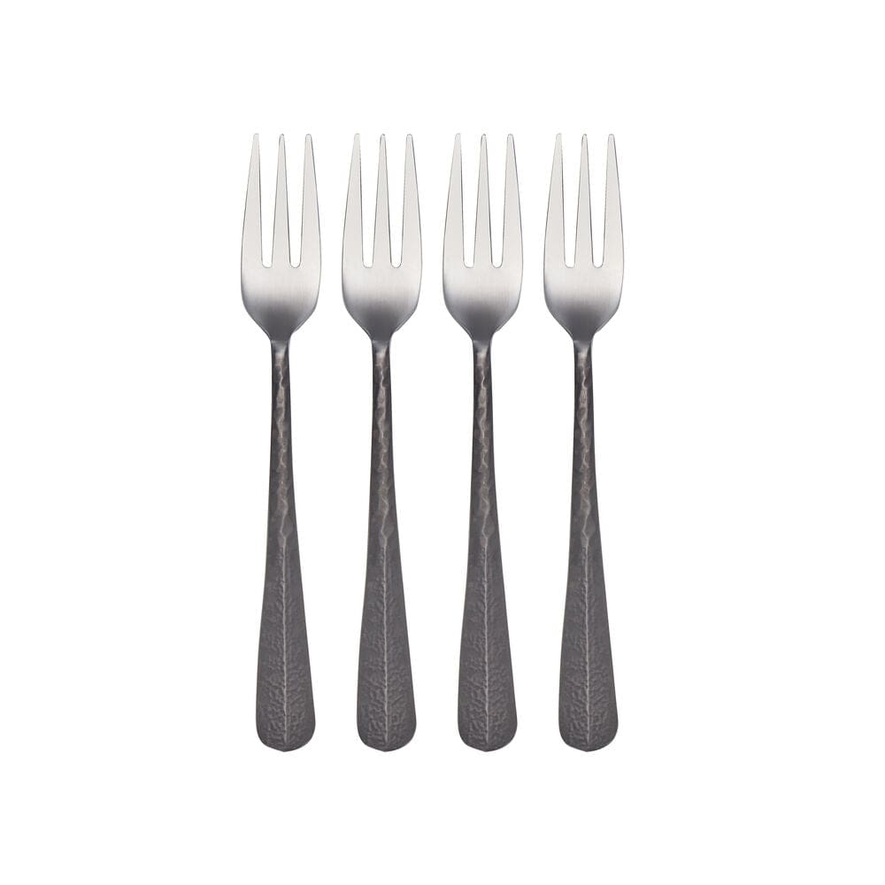 Sable Black Set of 4 Appetizer Forks