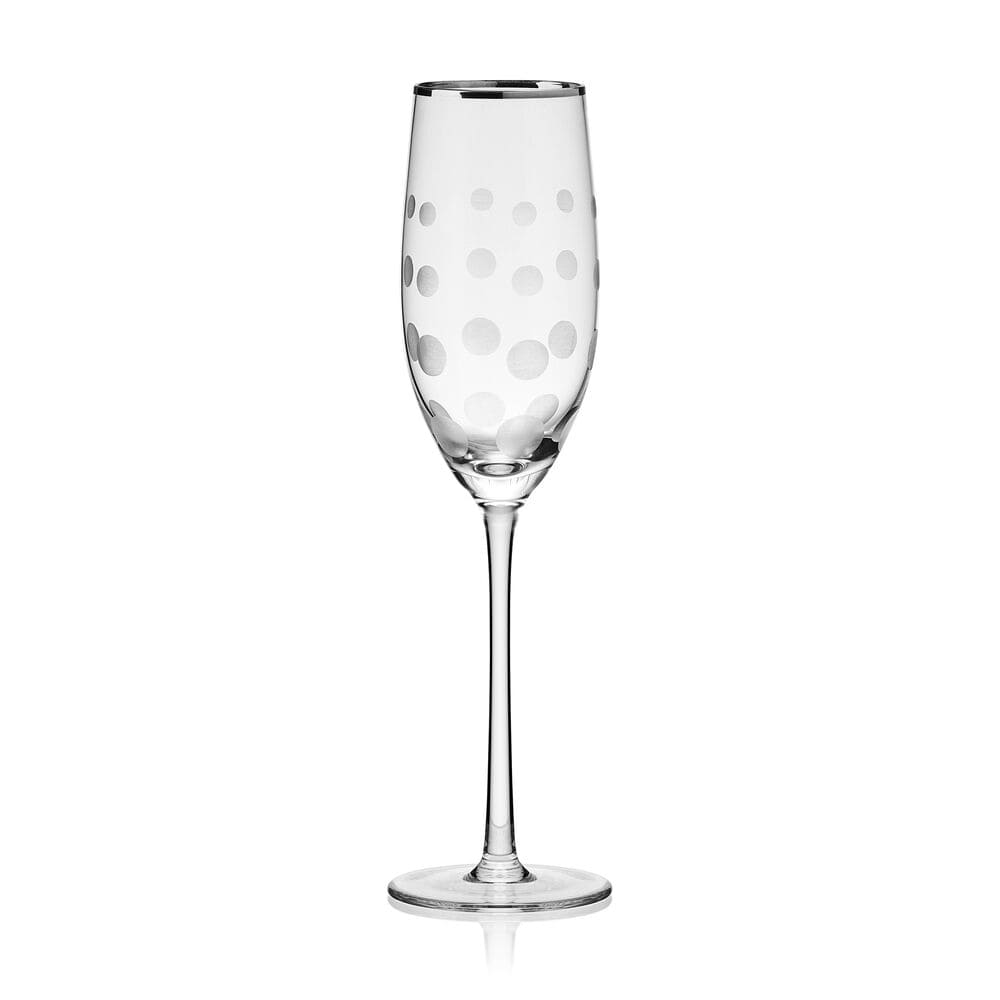 Cheers? Set of 4 Platinum Banded Flutes - Image 7