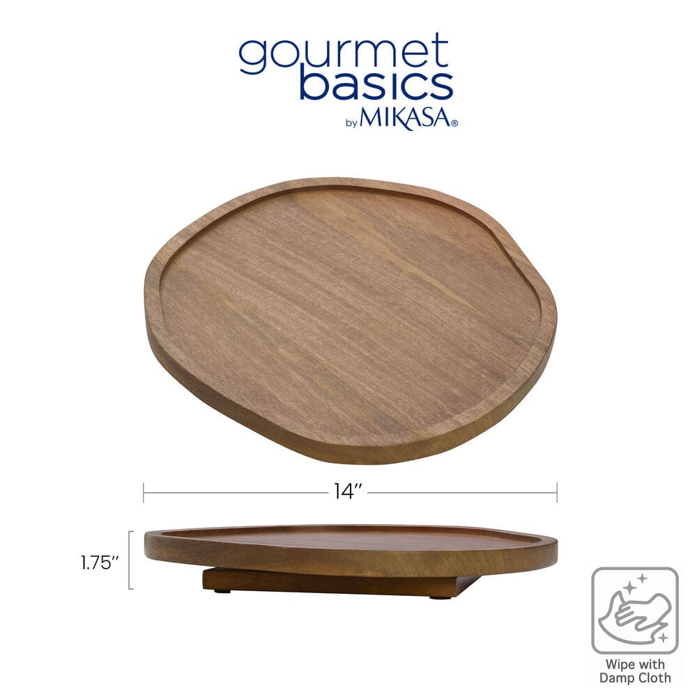Cora Organic Lazy Susan Serve Tray - Image 3