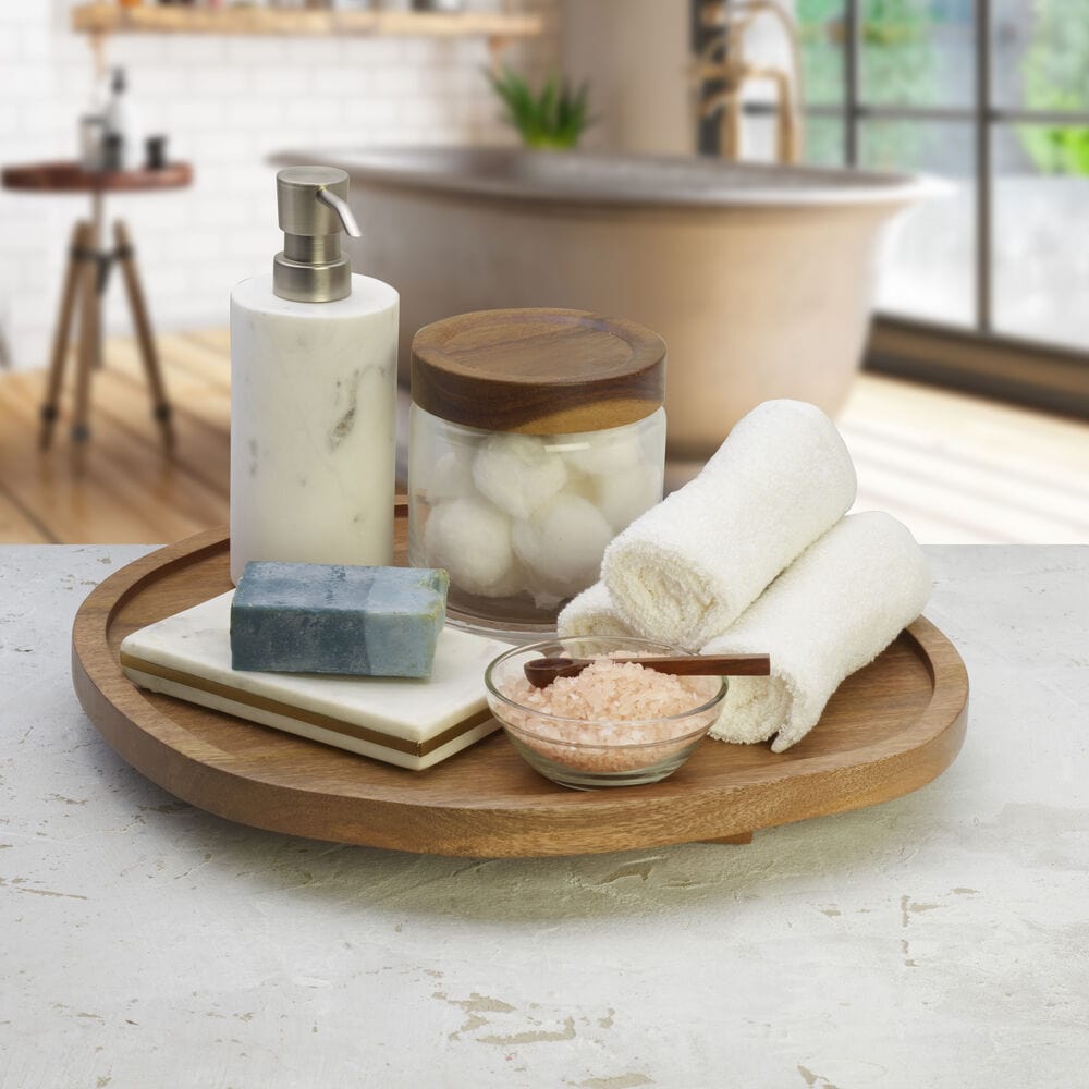 Cora Organic Lazy Susan Serve Tray - Image 7