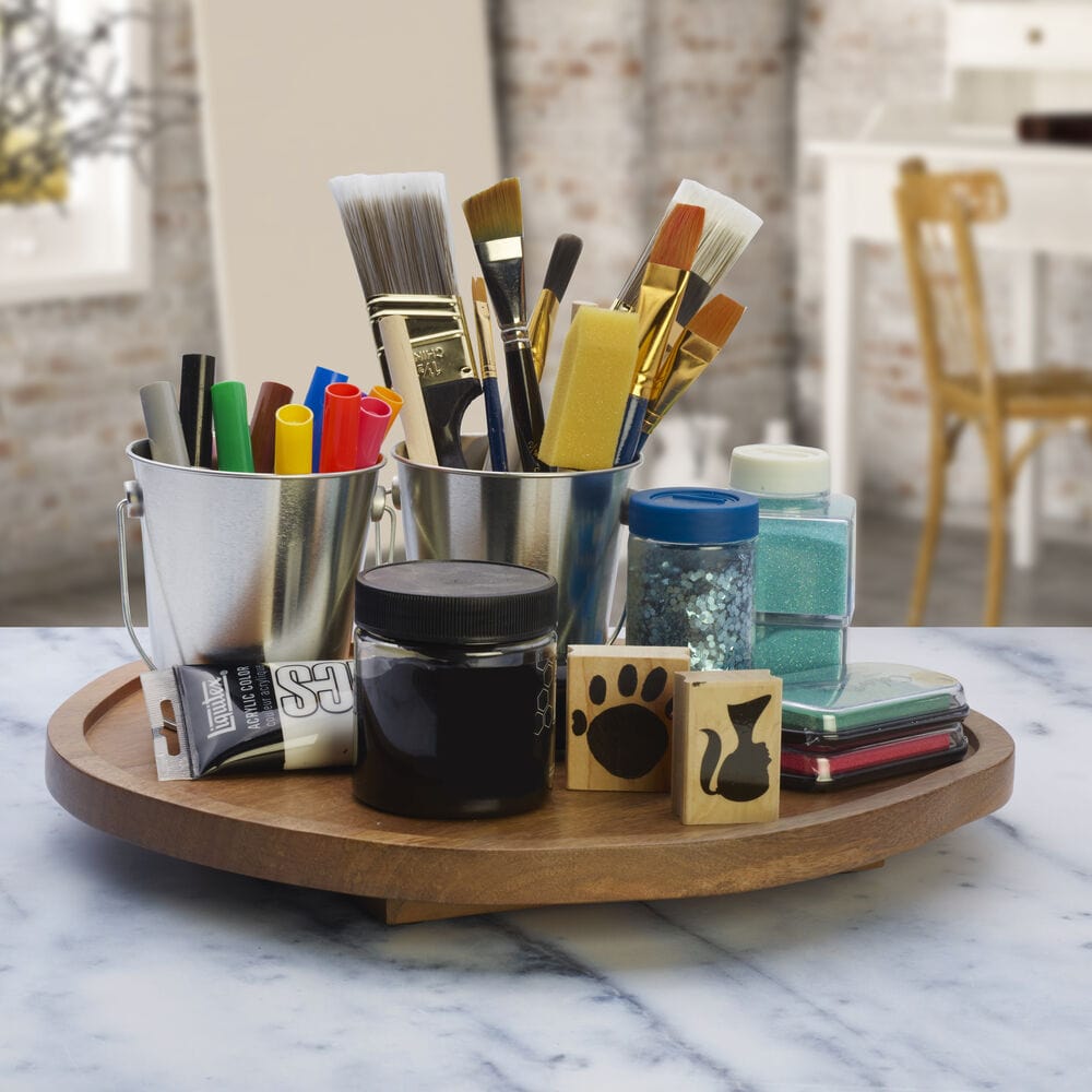 Cora Organic Lazy Susan Serve Tray - Image 8