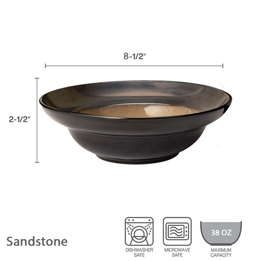 Sandstone Set of 4 Soup Cereal Bowls - Image 3