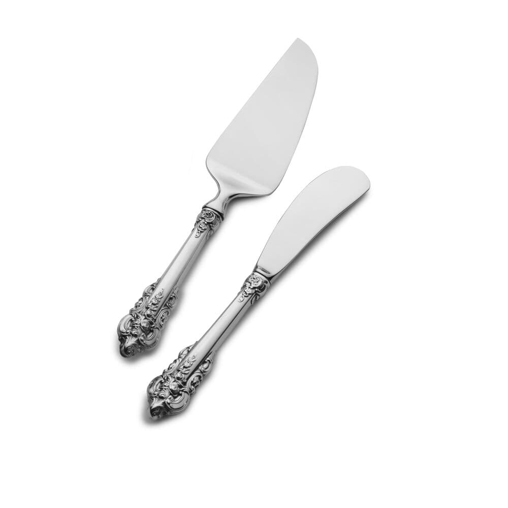 Grande Baroque Sterling 2 Piece Cheese Set