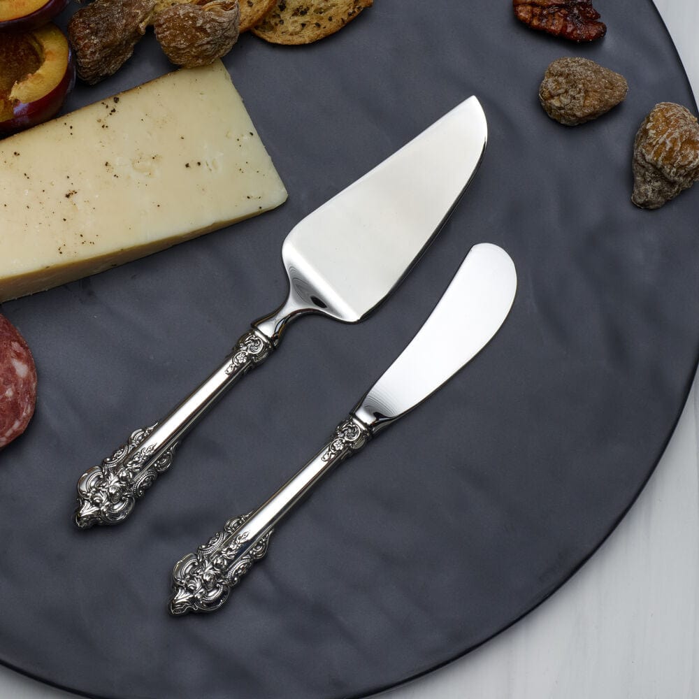 Grande Baroque Sterling 2 Piece Cheese Set - Image 2