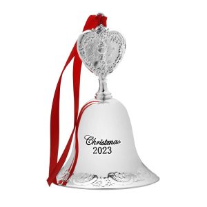 Grande Baroque 2023 Silver Plated Bell Ornament 29th Edition