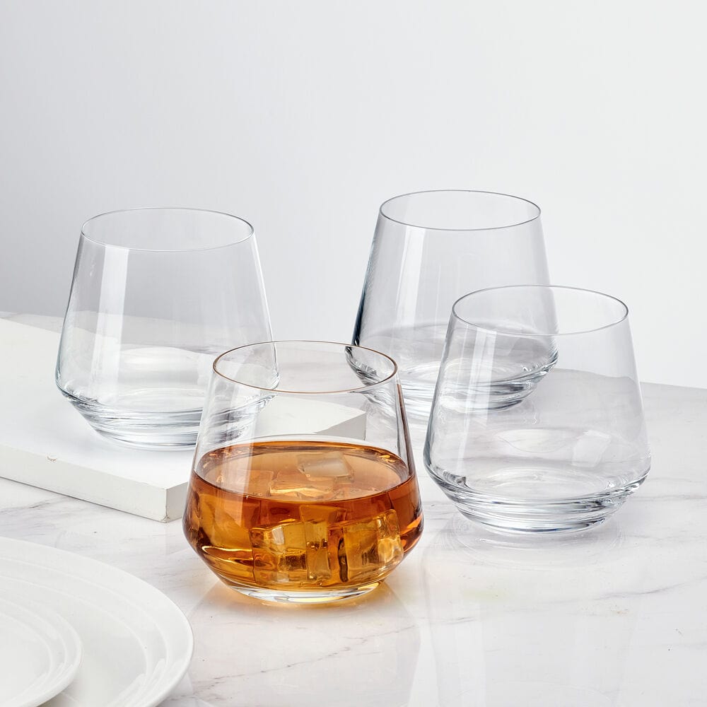 Samantha Set of 4 Double Old Fashioned Whiskey Glasses - Image 2