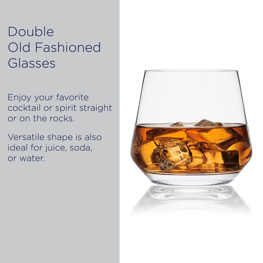 Samantha Set of 4 Double Old Fashioned Whiskey Glasses - Image 6