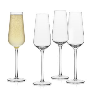 Samantha Set of 4 Flute Glasses