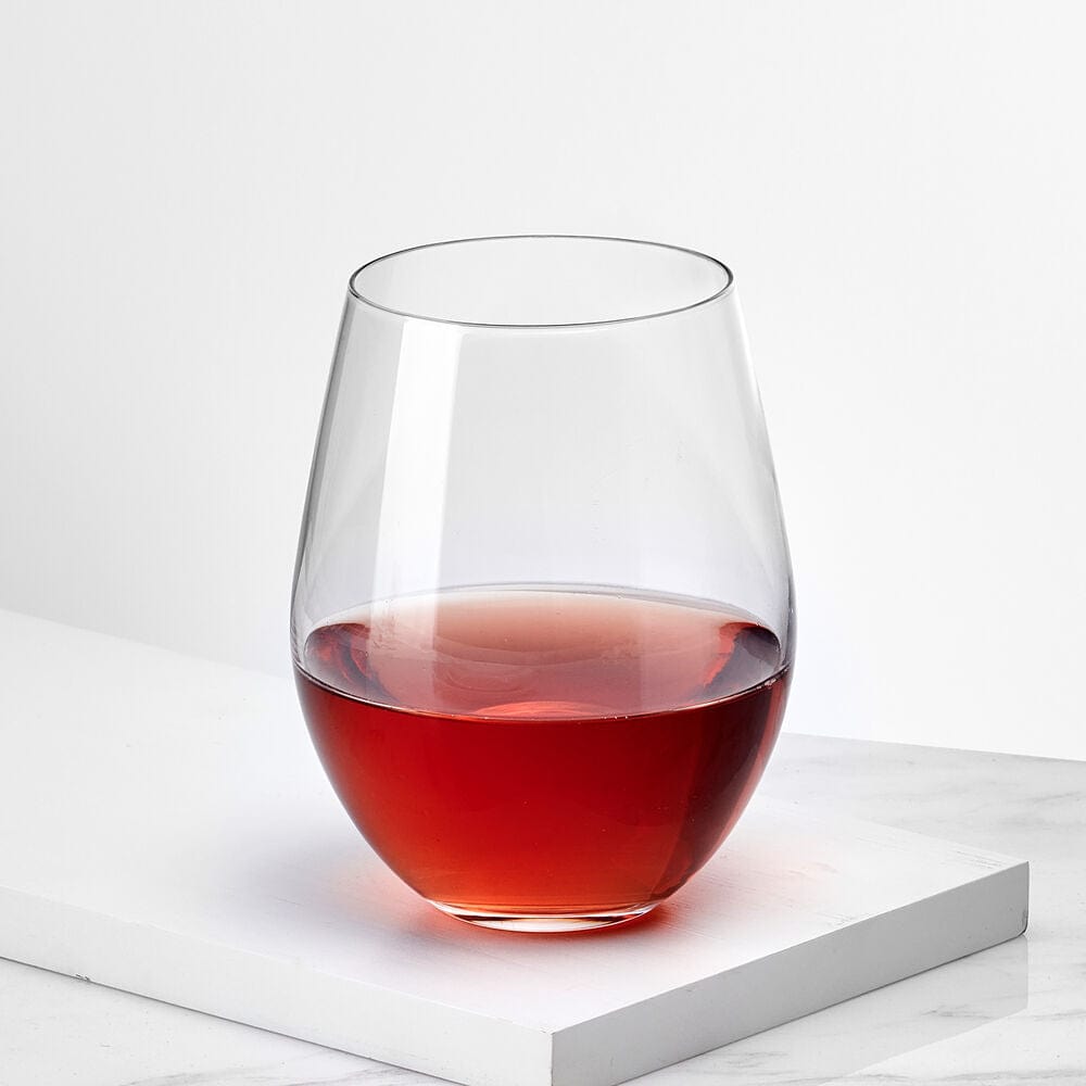 Samantha Set of 4 Stemless Wine Glasses - Image 4