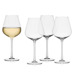 Samantha Set of 4 White Wine Glasses