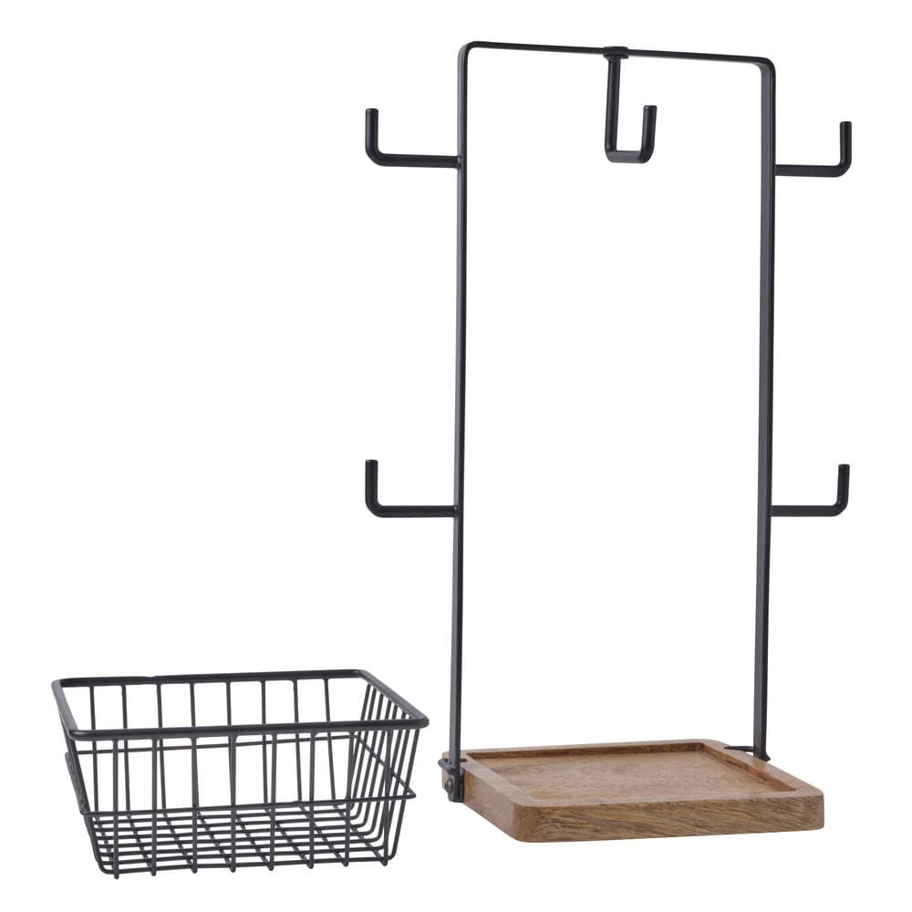 Stella Mug Tree with Storage Basket - Image 7