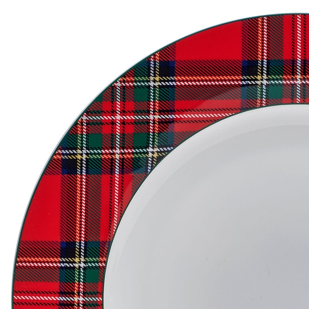 Tartan Red 24 Piece Dinnerware Set. Service for 8 - Image 5