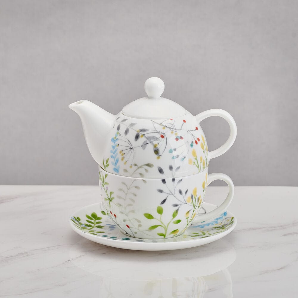 Tivoli Garden Teacup and Tea Server Set for One - Image 3