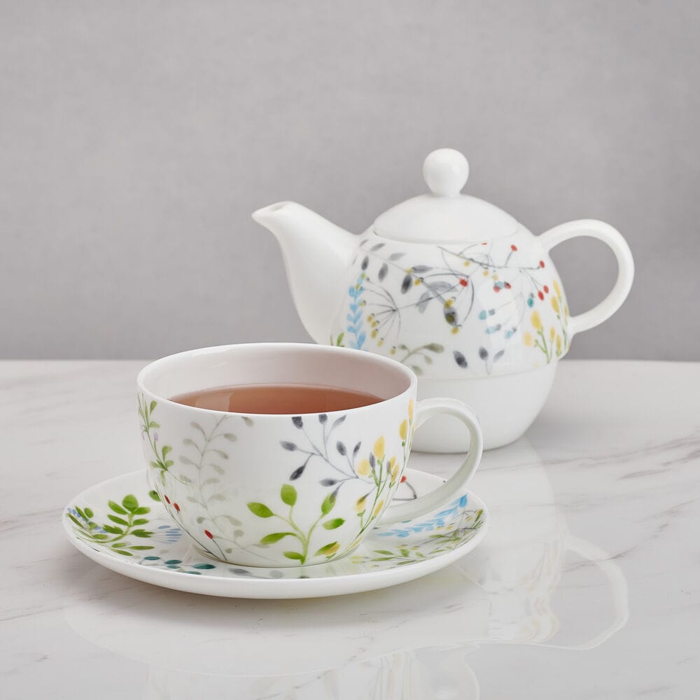 Tivoli Garden Teacup and Tea Server Set for One - Image 2