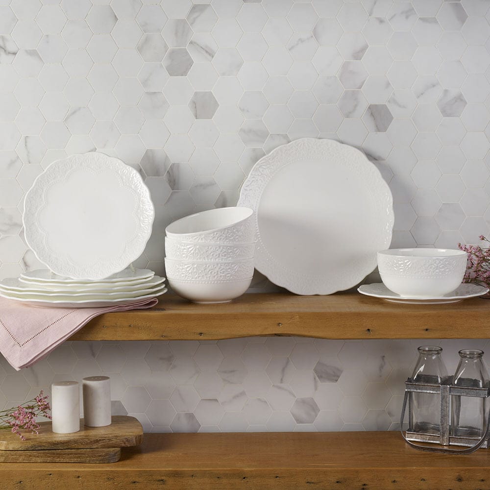 Abigail 12 Piece Dinnerware Set. Service for 4 - Image 3