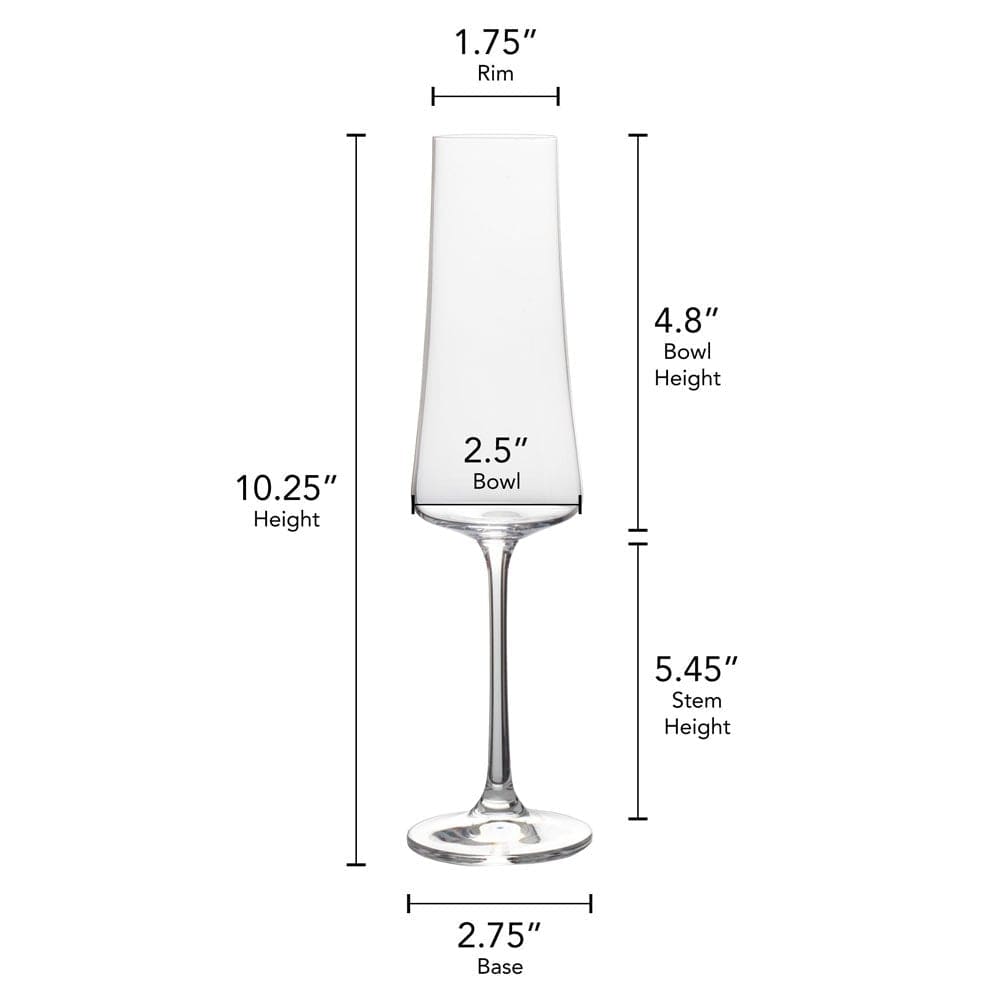 Aline Set of 4 Flute Glasses - Image 4