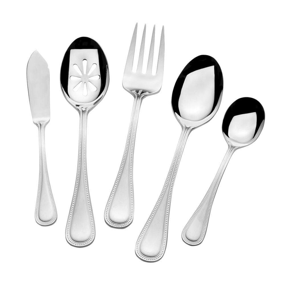 Beaded Antique 45 Piece Flatware Set - Image 2