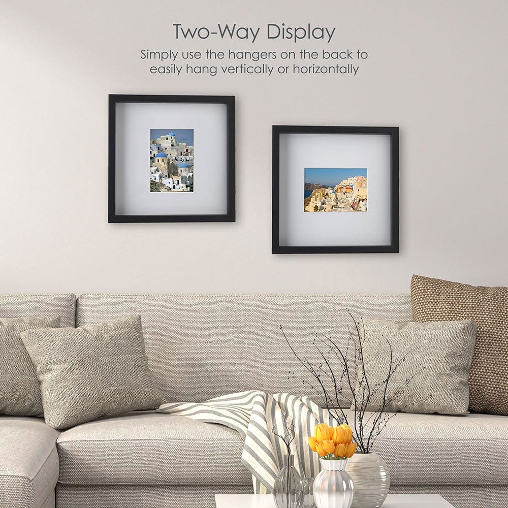 Black 16 x 16 Gallery Frame. Matted to 5 x 7 - Image 3