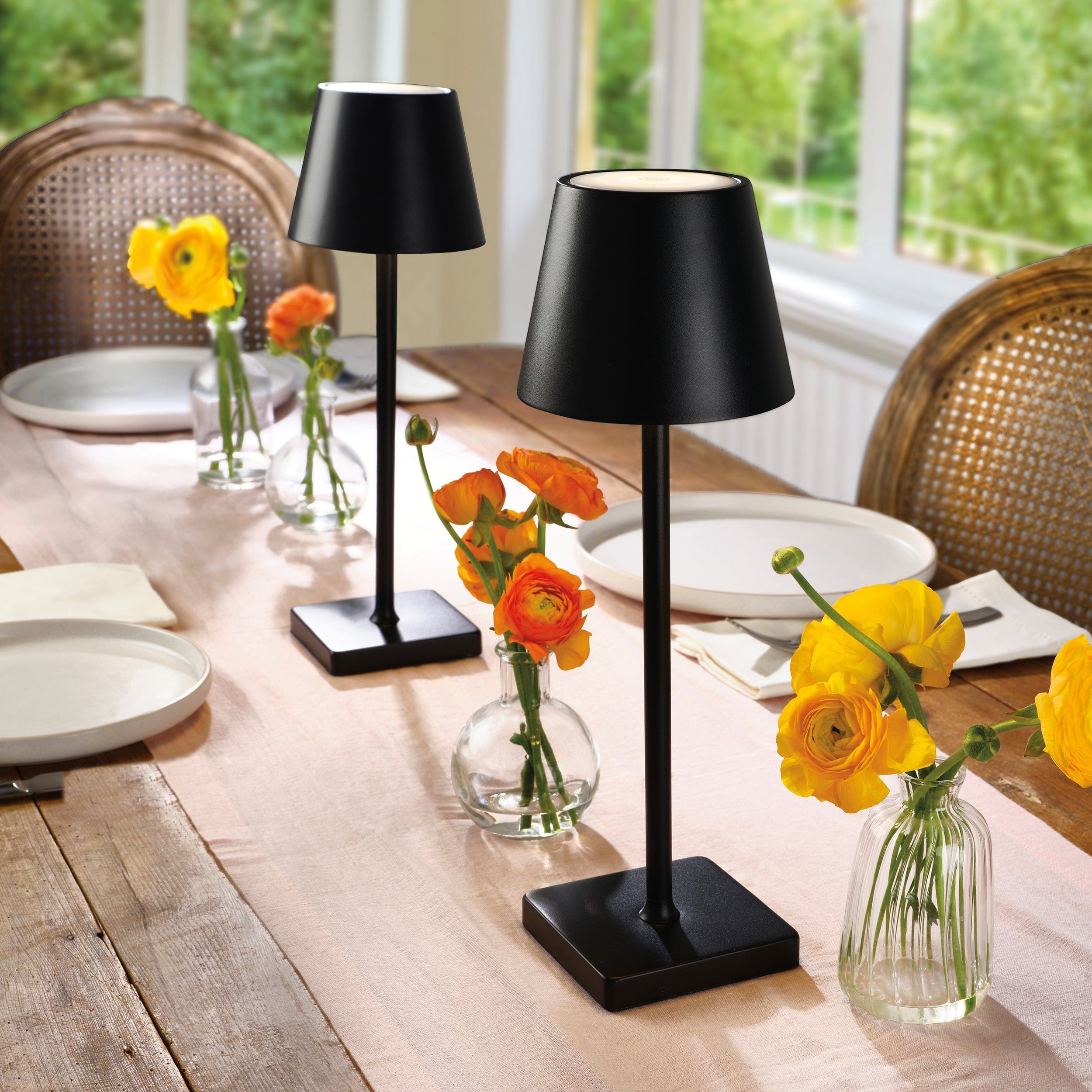 Cordless Rechargeable Set of 2 Table Lamps - Image 2
