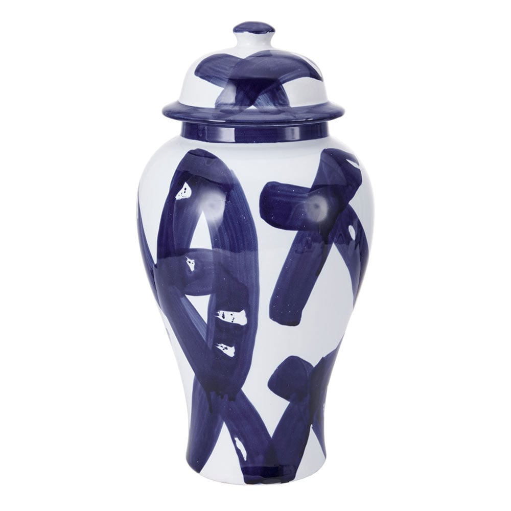 Paint Stroke Decorative Canister Vase
