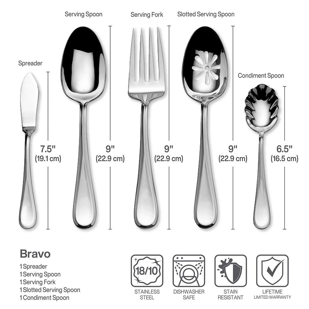 Bravo 65 Piece Flatware Set. Service for 12 - Image 14