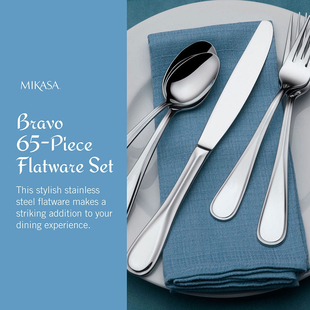 Bravo 65 Piece Flatware Set. Service for 12 - Image 6