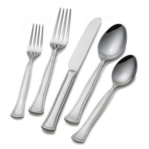 Chadwick Bead 20 Piece Flatware Set. Service for 4