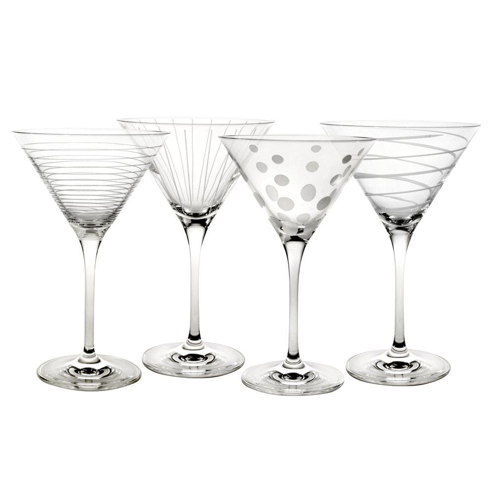 Cheers? Set of 4 Martini Glasses