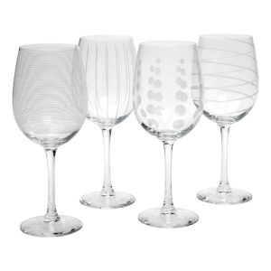 Cheers? Set of 4 White Wine Glasses