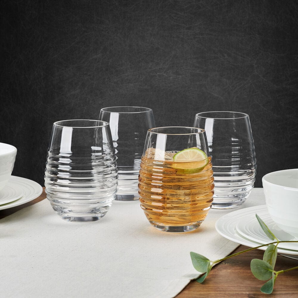 Ciara Set of 4 Stemless Wine Glasses - Image 2