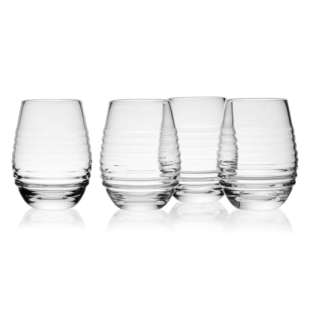 Ciara Set of 4 Stemless Wine Glasses - Image 4