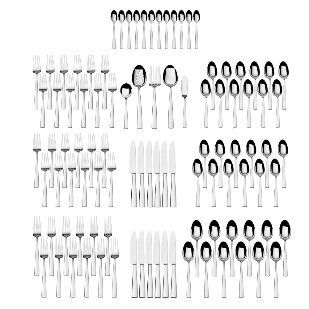 Everett 101 Piece Flatware Set. Service for 12 - Image 7
