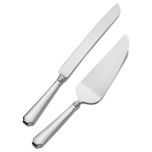 Fairfax Sterling Wedding Cake Knife and Server Set